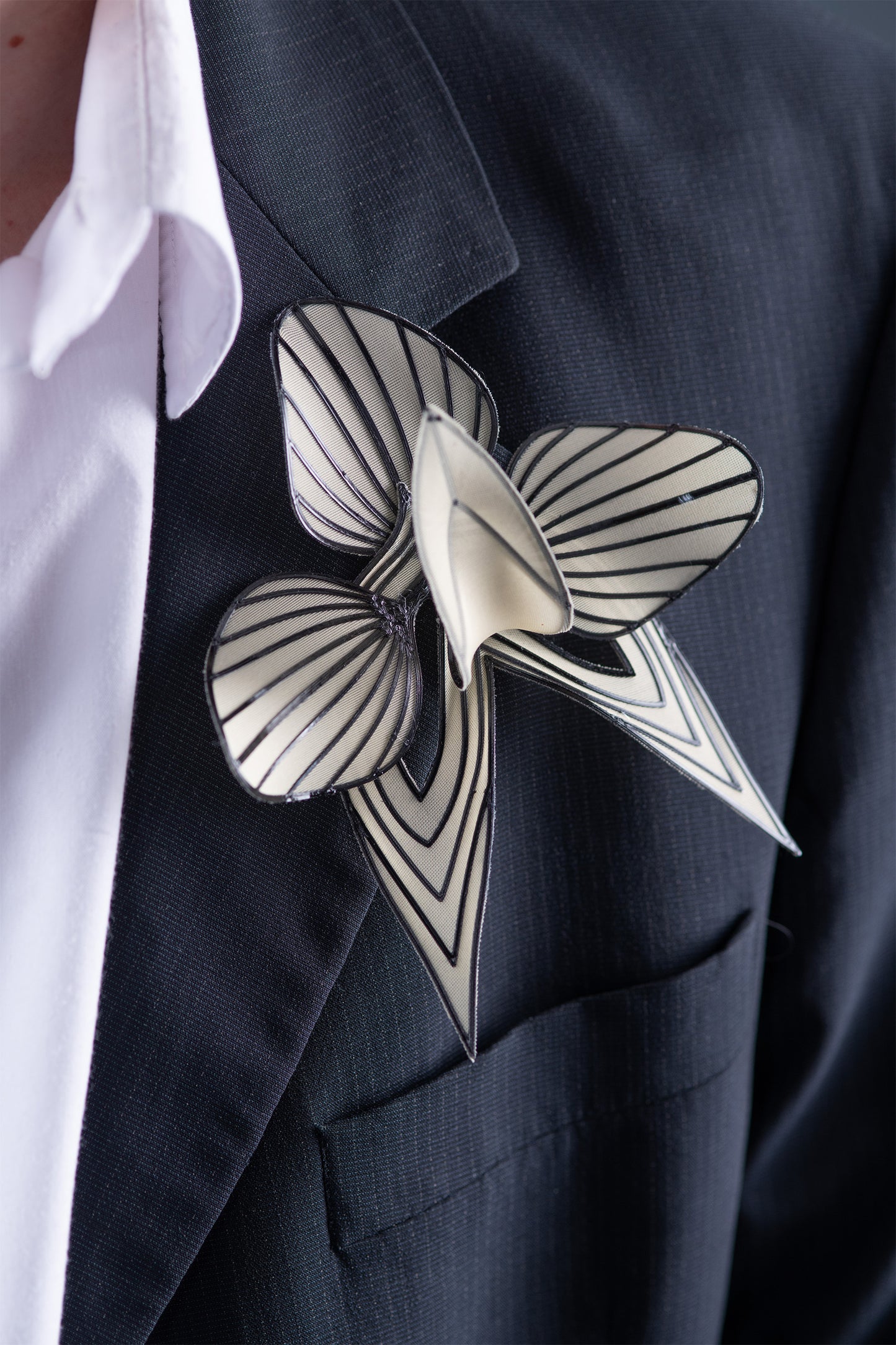 Technoflora Orchid Brooch